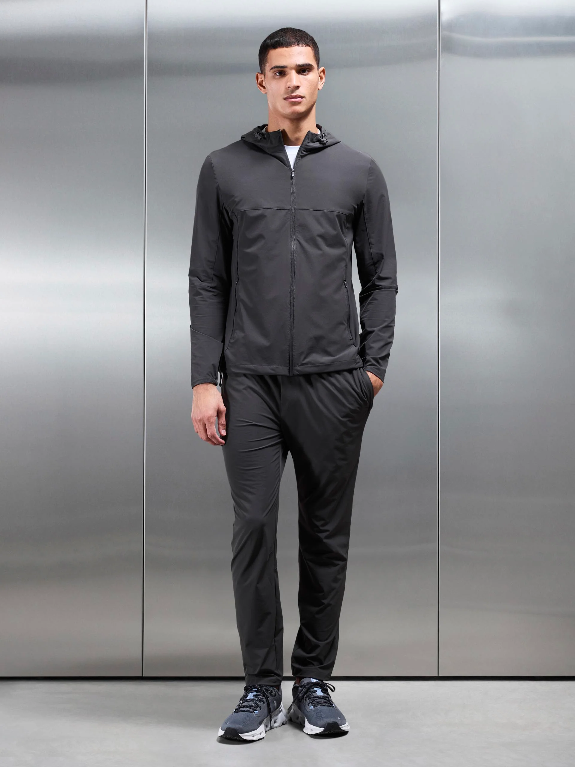 Active Windbreaker in Grey - Image 8