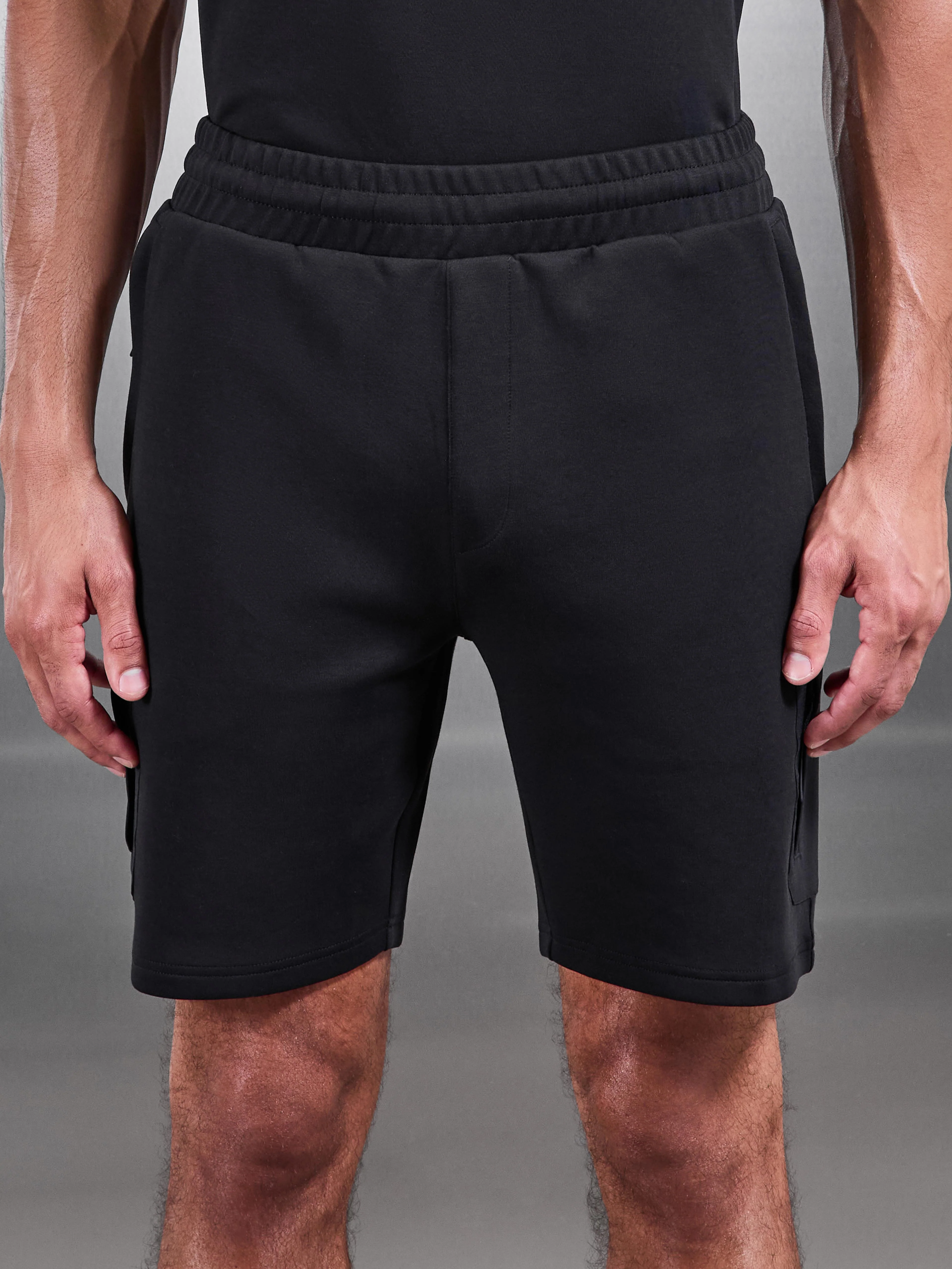 AirTech Hybrid Cargo Short in Black - Image 5