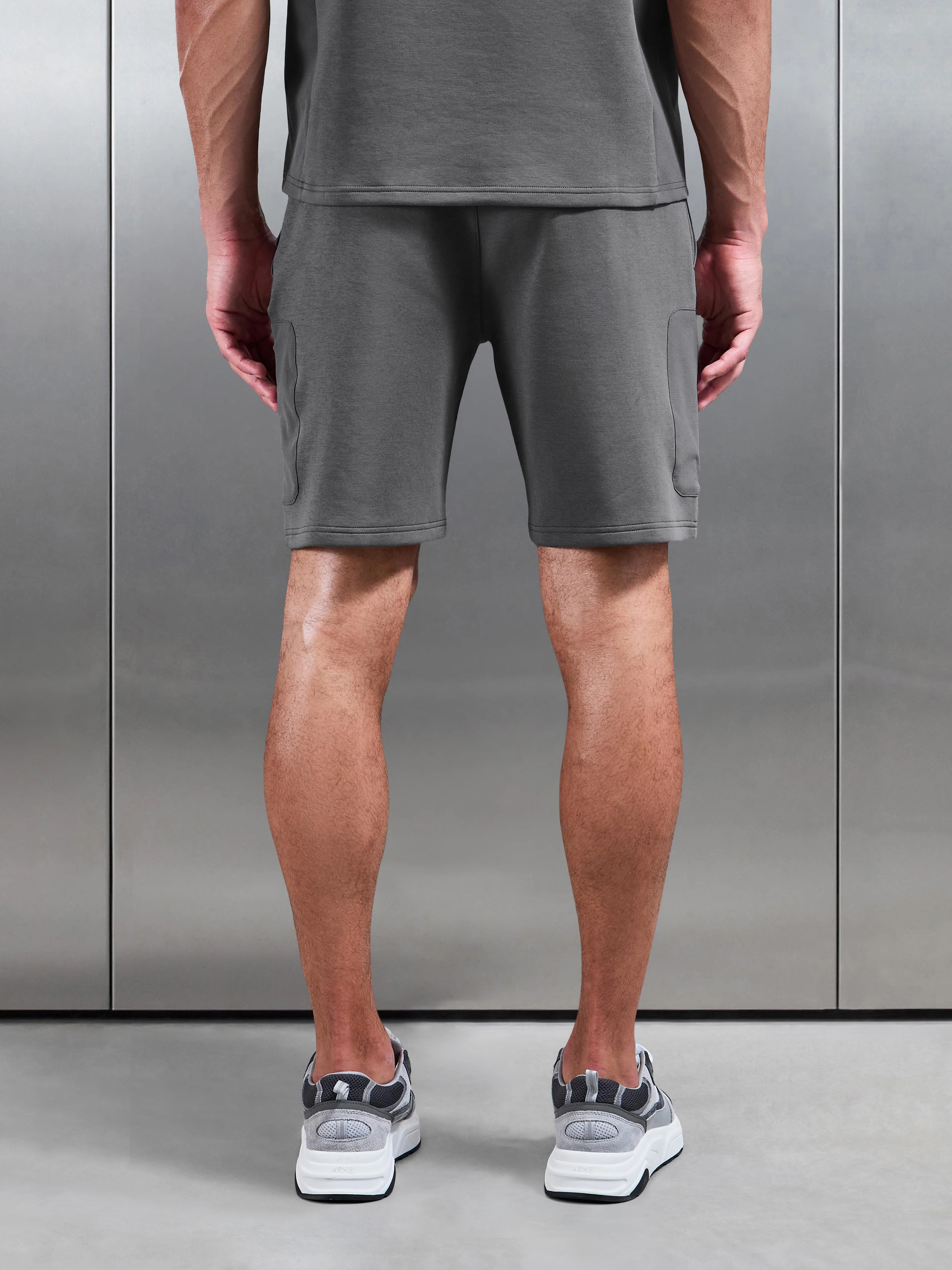 AirTech Hybrid Cargo Short in Grey - Image 3