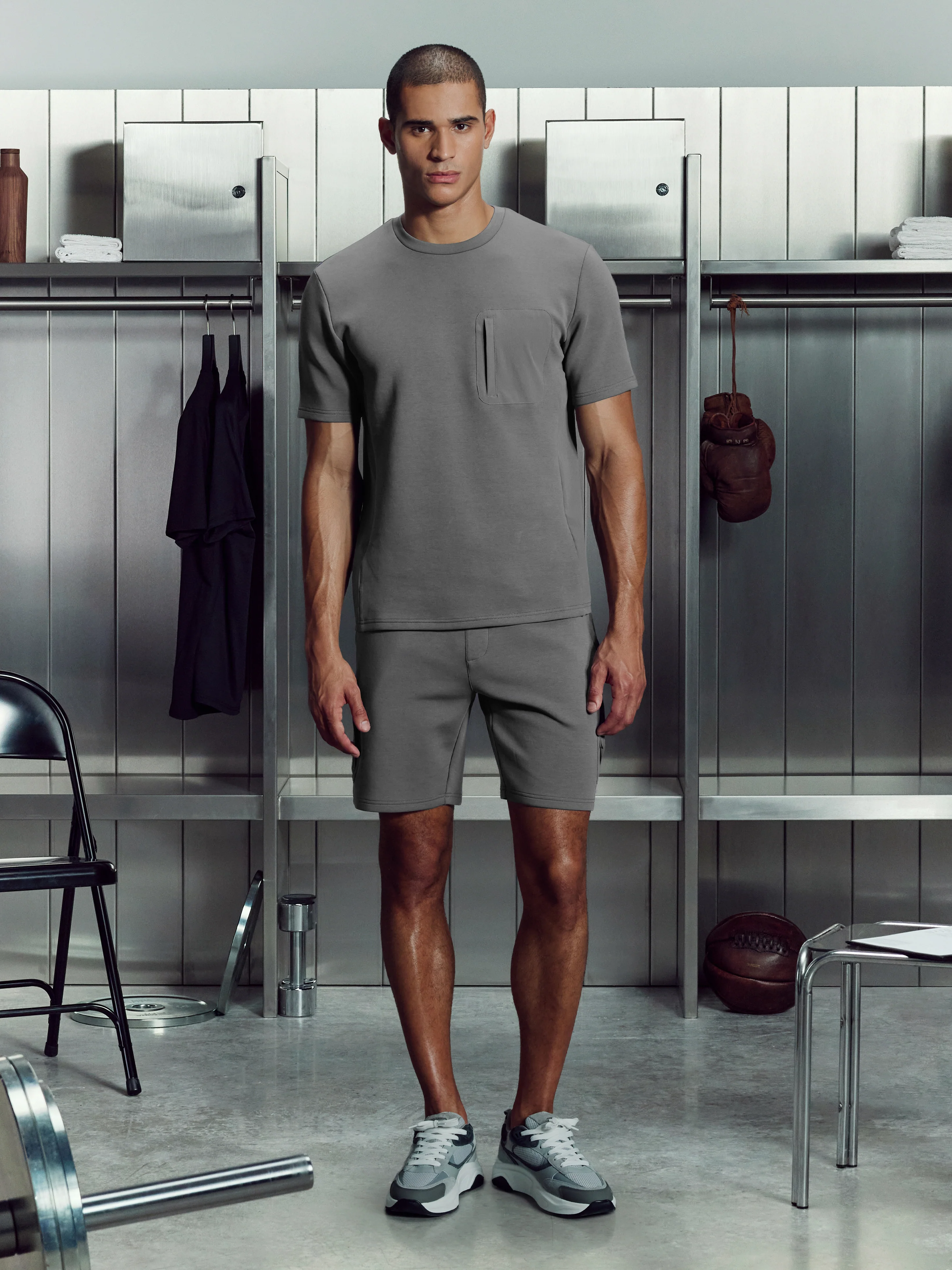 AirTech Hybrid Cargo Short in Grey - Image 7