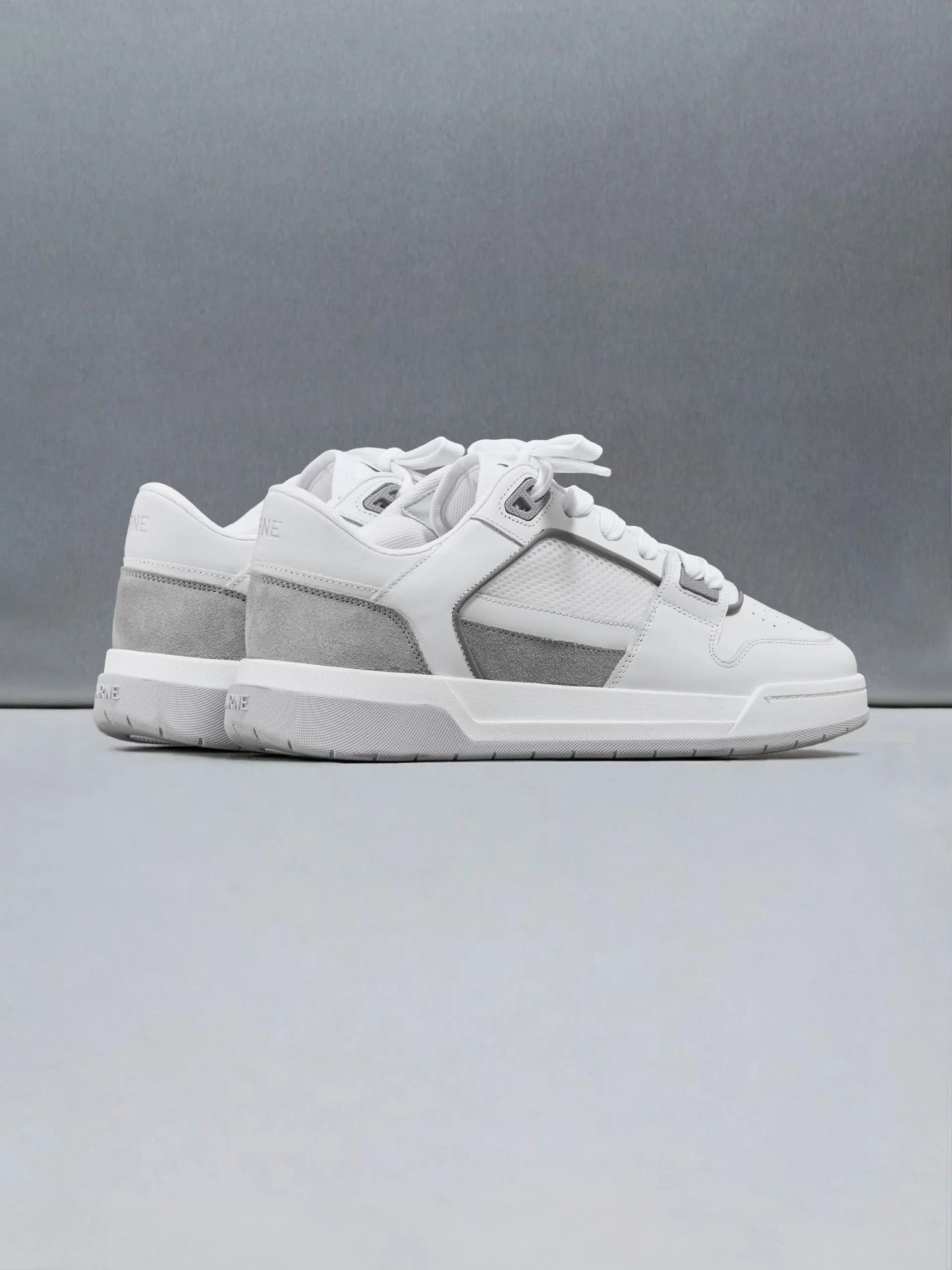 Basket Trainer in White Grey - Image 3