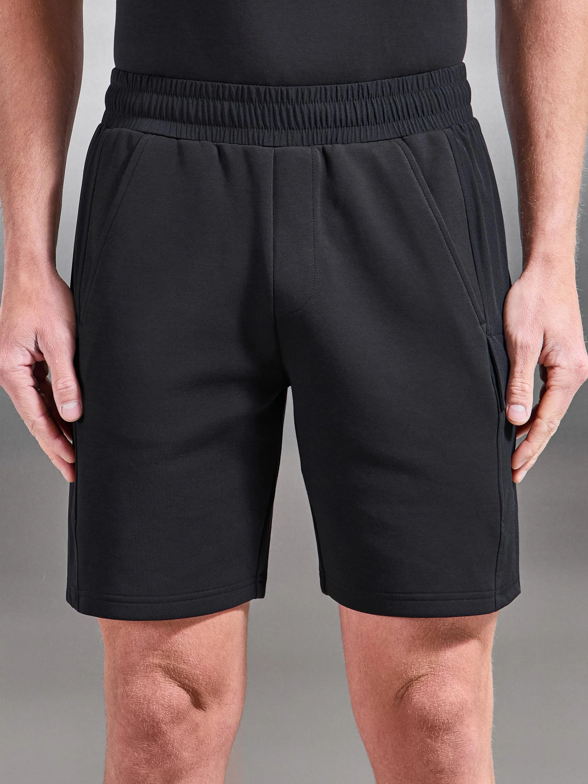 Hybrid Cargo Short in Black - Image 4