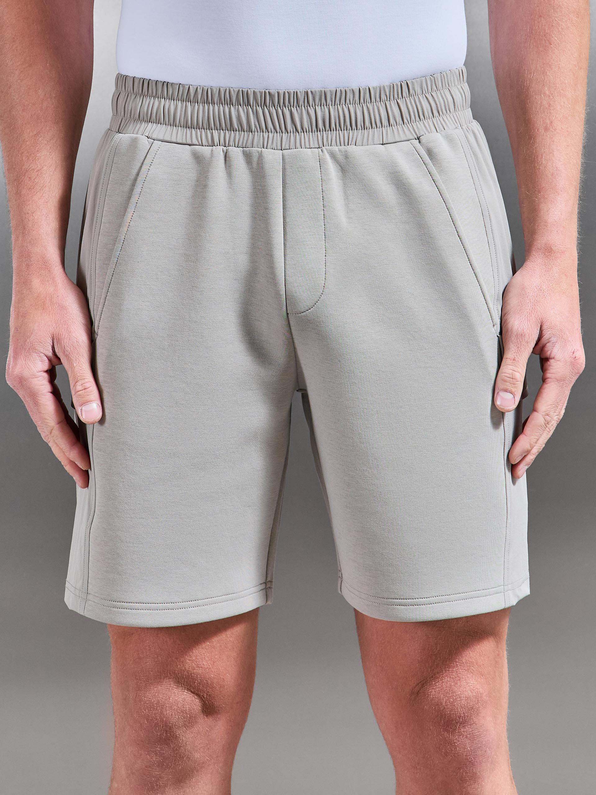 Hybrid Cargo Short in Stone - Image 4