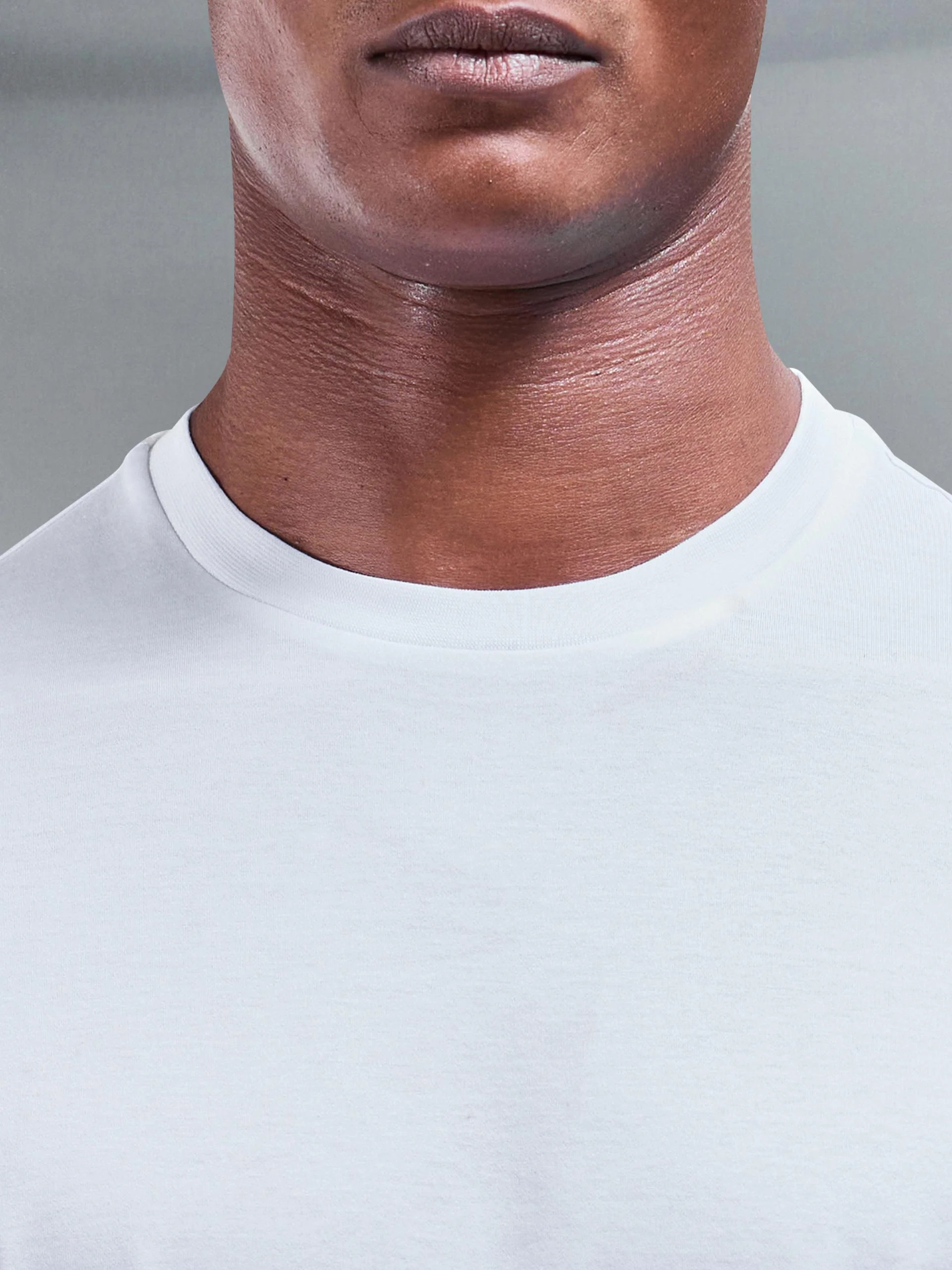 Mercerised T-Shirt in White - Image 3