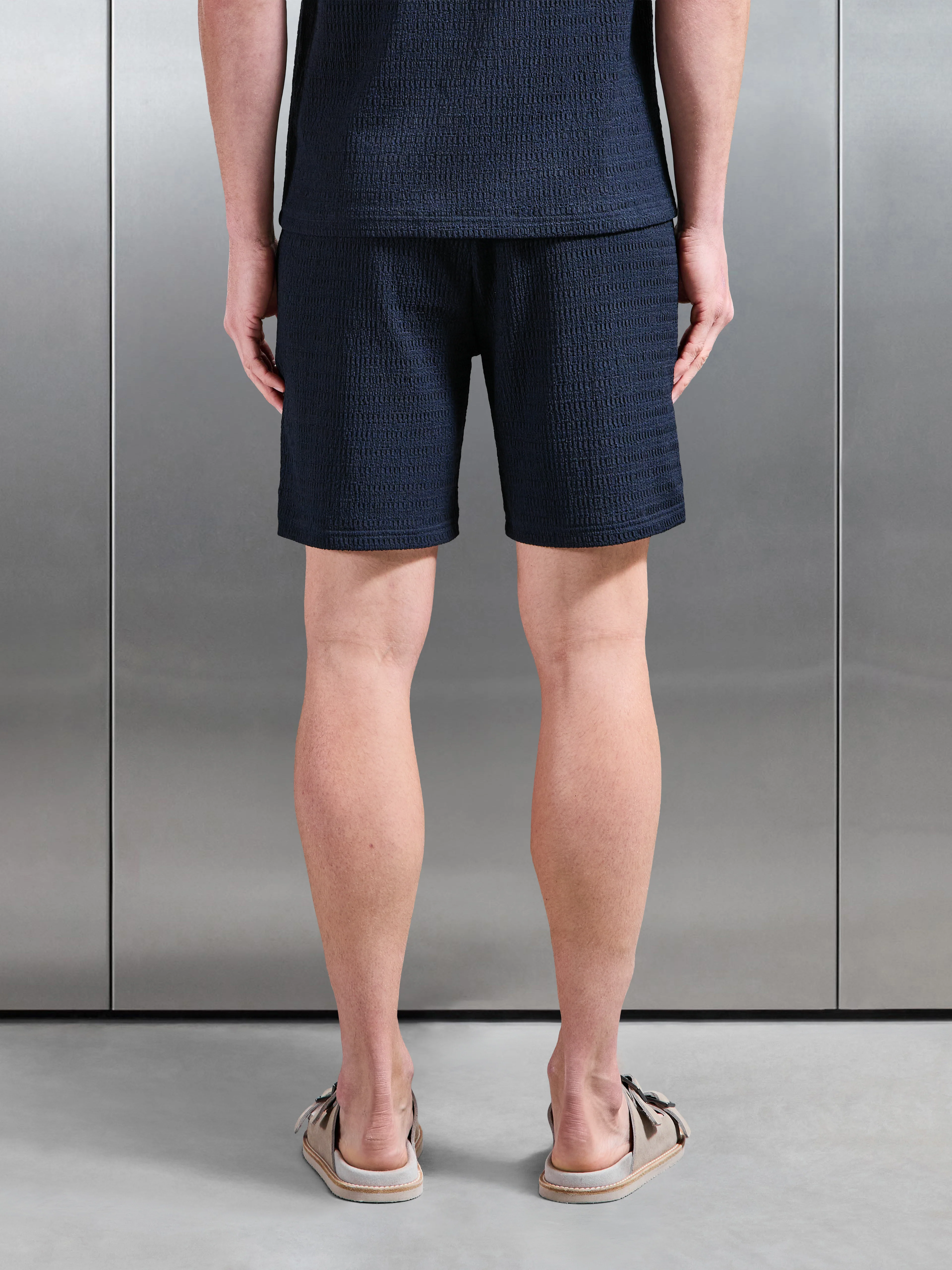 To The Beach Short in Navy - Image 3
