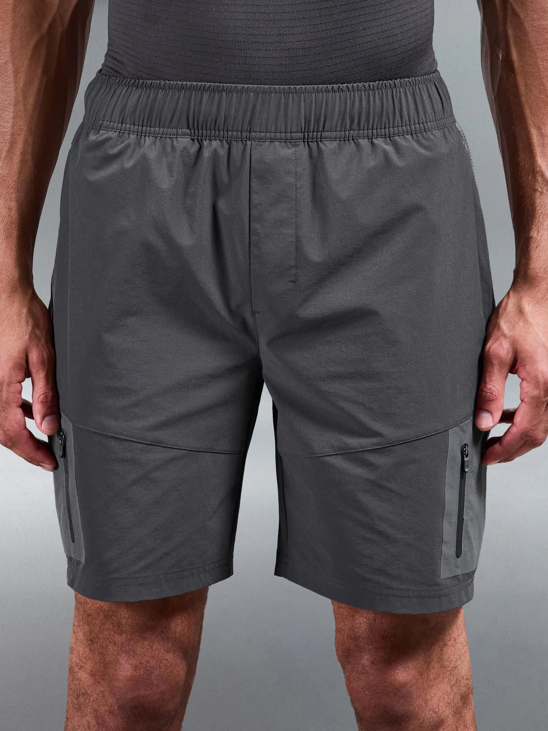 Utility Trail Cargo Short in Grey - Image 5