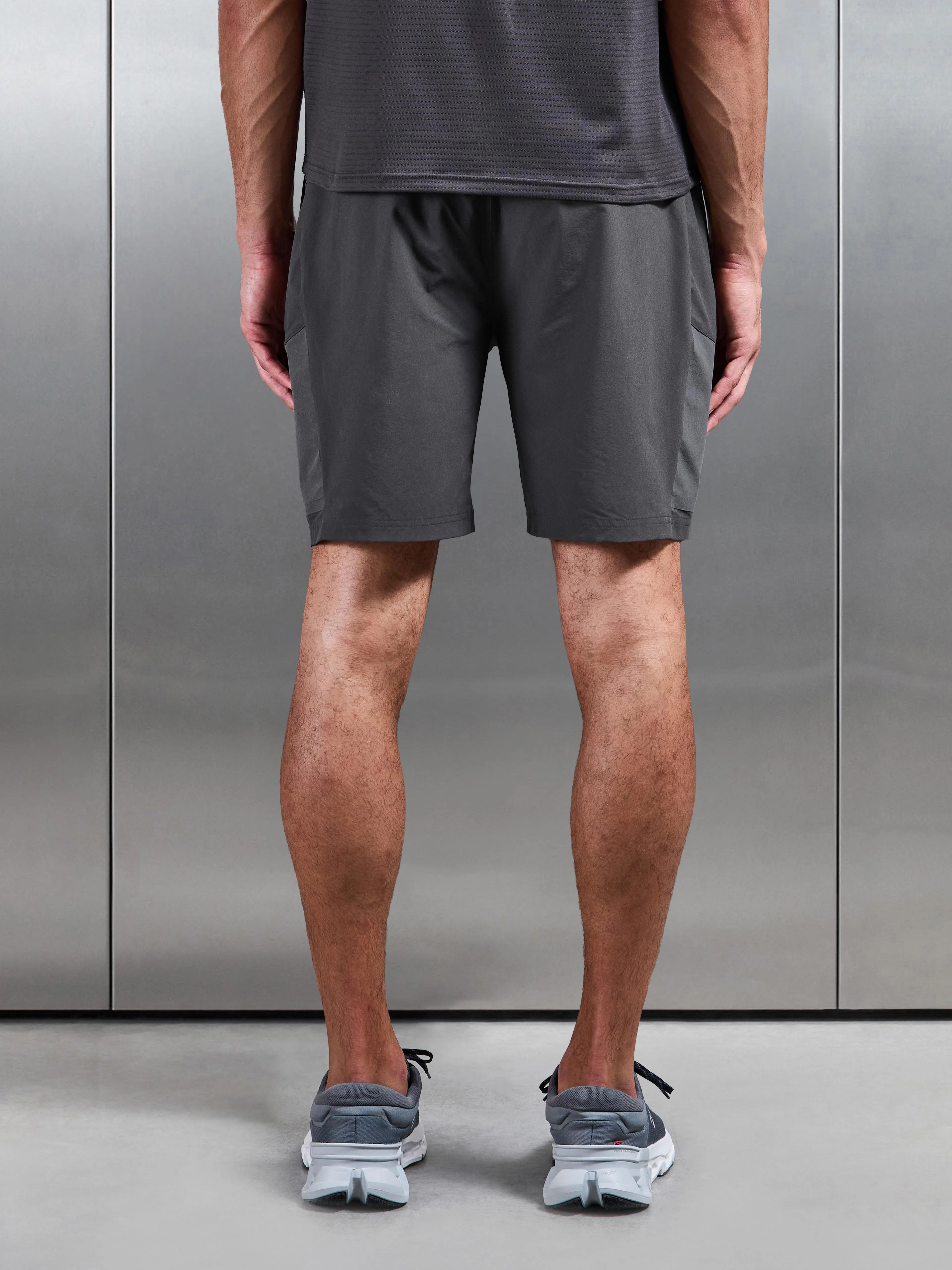 Utility Trail Cargo Short in Grey - Image 7