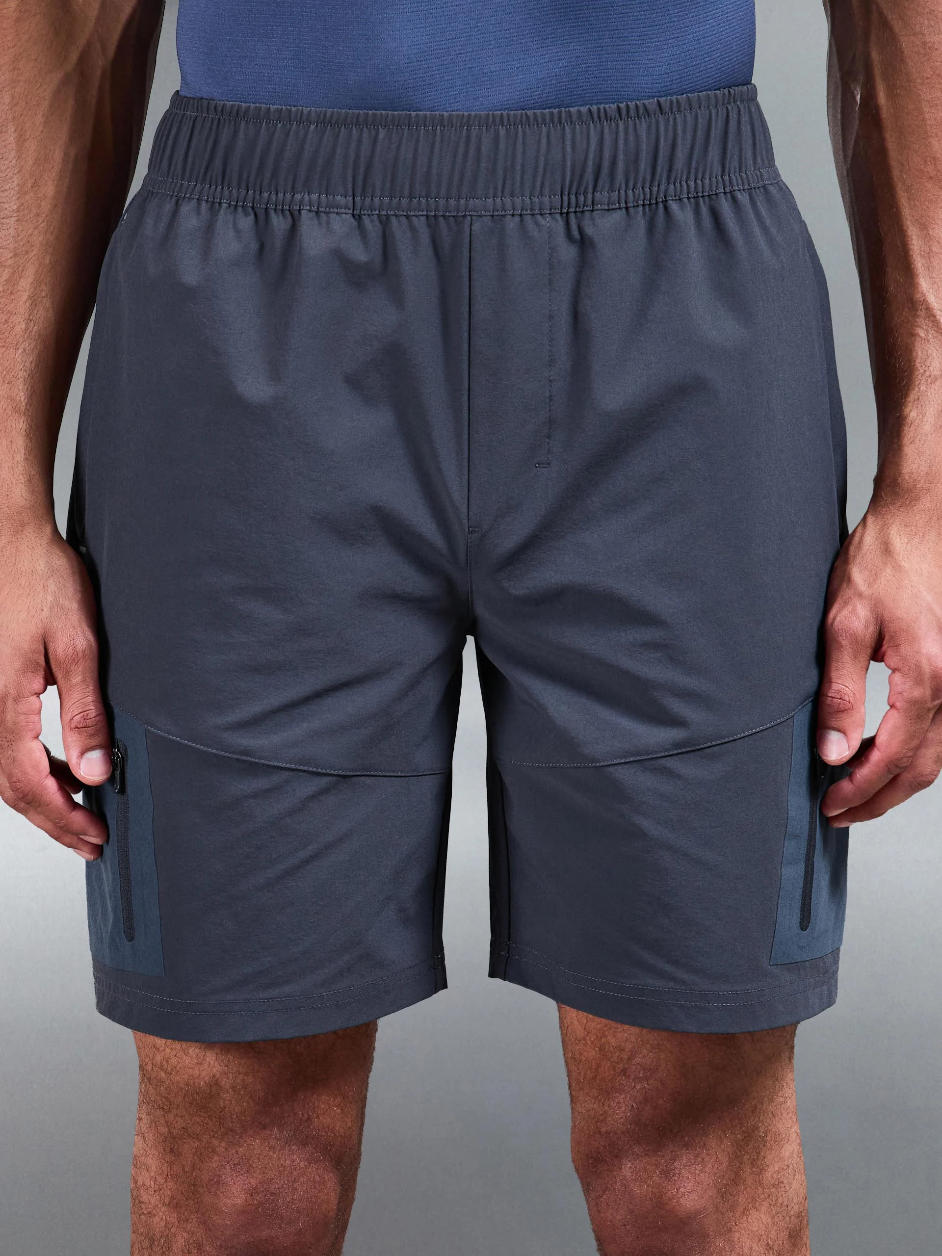 Utility Trail Cargo Short in Slate Blue - Image 5